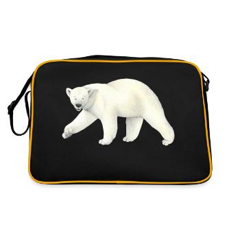 Ours polaire - Sac Retro - noir/or - Dos