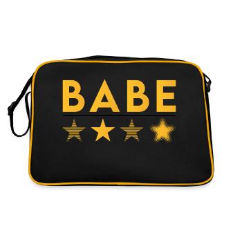 Babe - Retro Bag - black/gold - Back