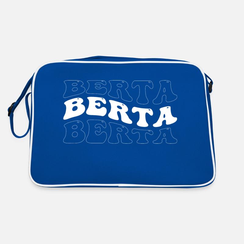 Funny Berta Groovy 4 Men Women Cool Berta Tie Dye Retro Bag