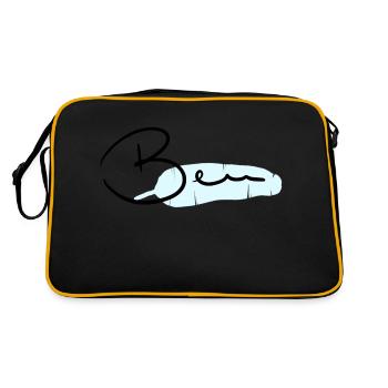 Benoît - Sac Retro - noir/or - Dos