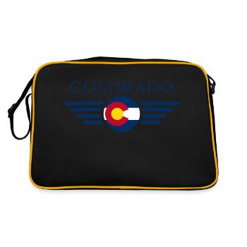 Colorado - Retro Bag - black/gold - Back