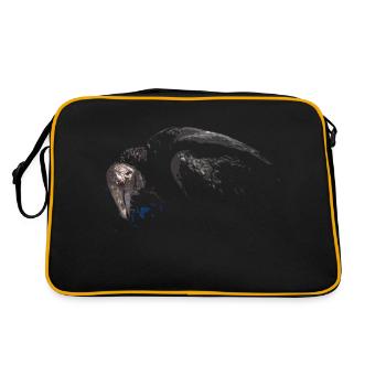 The terrible vulture with the red eye - Retro Bag - black/gold - Back