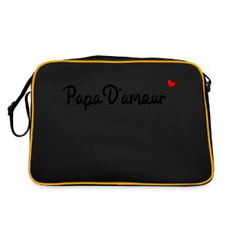 Papa d'amour - Sac Retro - noir/or - Dos