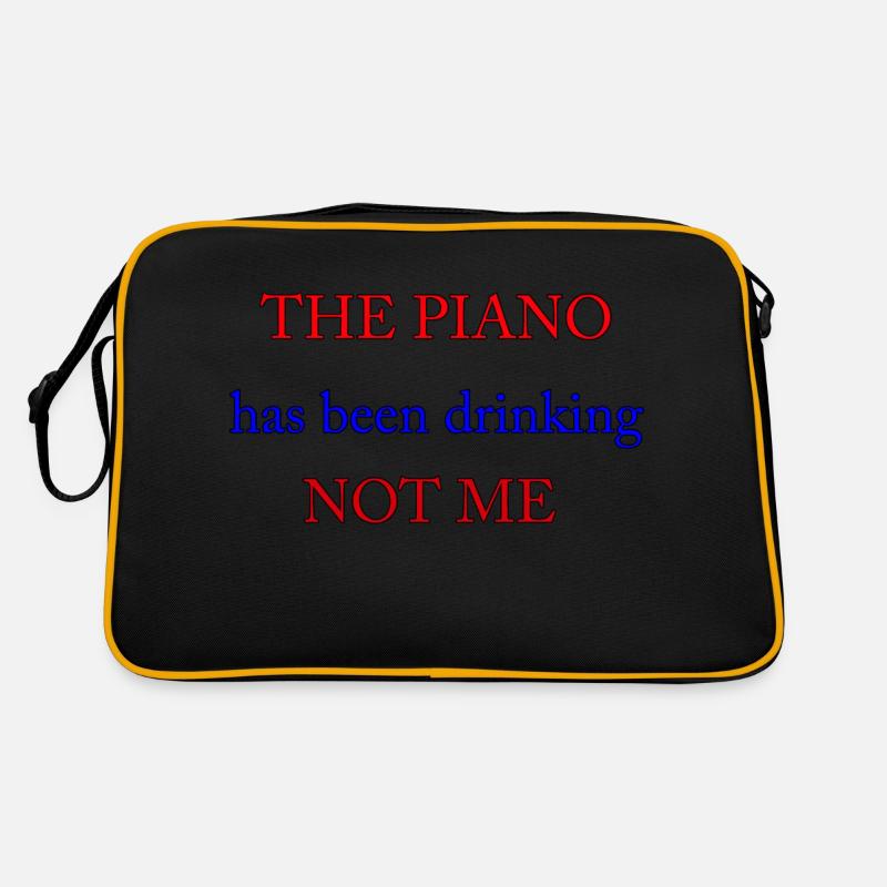 Piano 04 - Sac Retro - noir/or