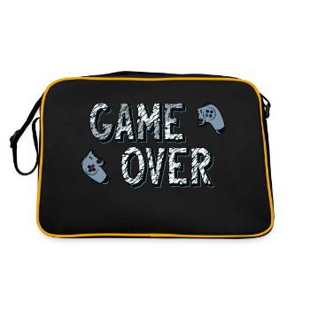 game over - Sac Retro - noir/or - Dos