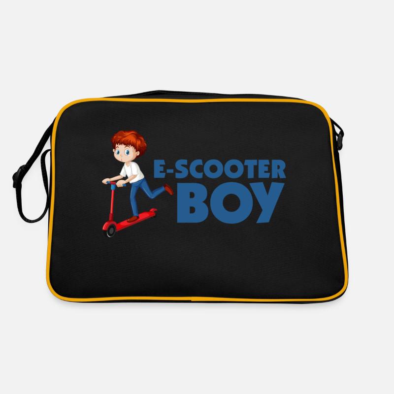 E-Scooter Roller Scooter Retro Tasche