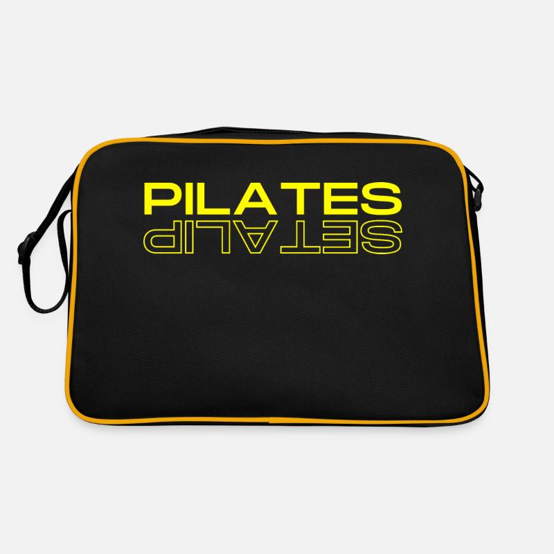 Pilates Mirror Reflection - Retro Bag - black/gold