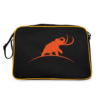 Mammoth roars - Retro Bag - black/gold - Back