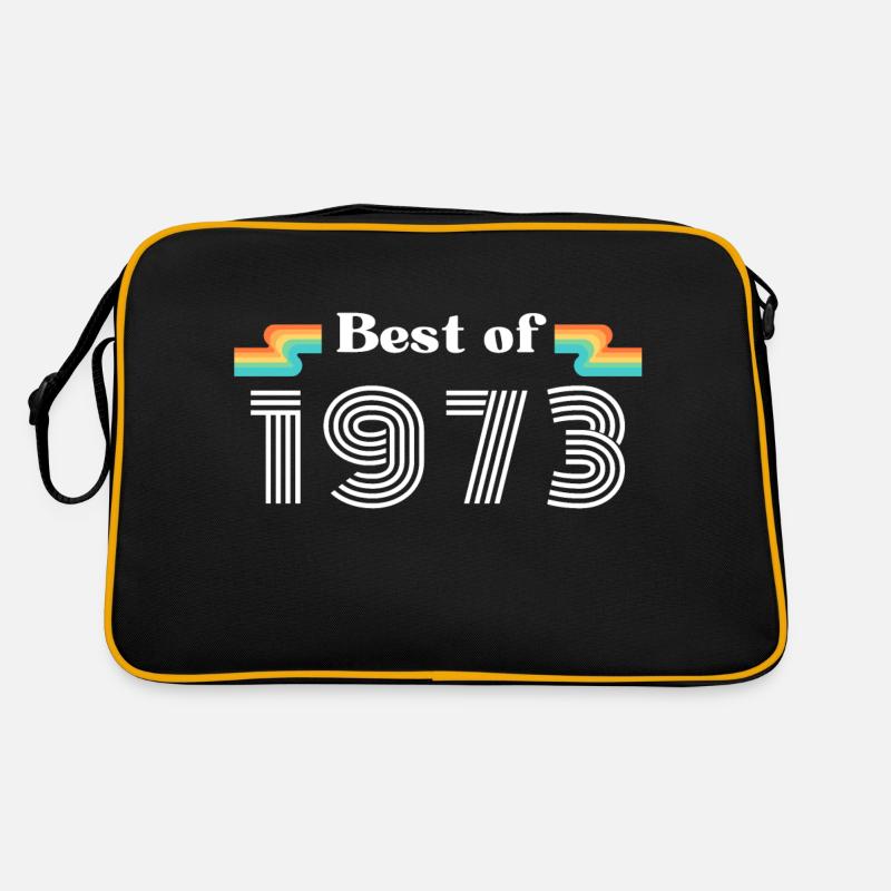 Le meilleur de 1973 Vintage Anniversaire Rétro Vintage Sac Retro