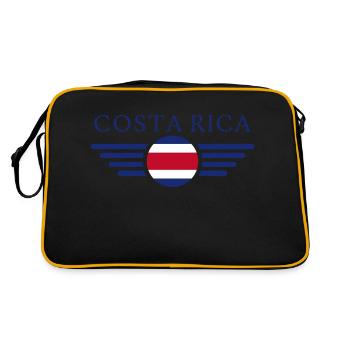 I love Costa Rica - Retro Bag - black/gold - Back