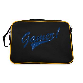 Vintage Gamer - Retro Bag - black/gold - Back