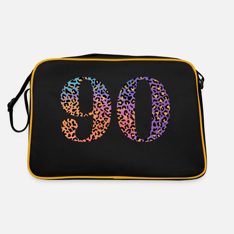 90th Birthday Leopard Retro Bag