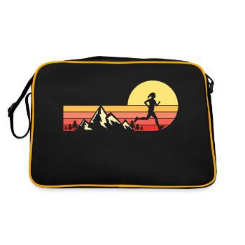 Trail Run Ultra Running Trekking en montagne Course à pied - Sac Retro - noir/or - Dos