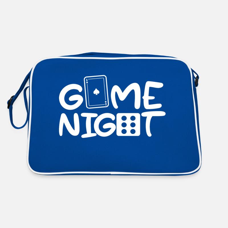Game night Host Boardgames Retro Tasche