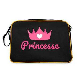 Princesse - Sac Retro - noir/or - Dos