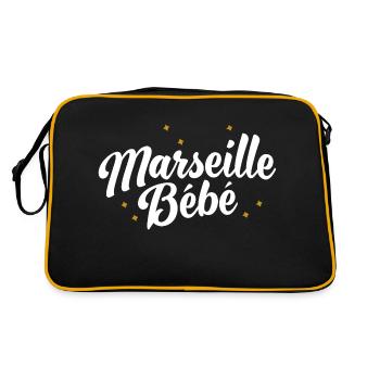 Marseille bébé - Sac Retro - noir/or - Dos