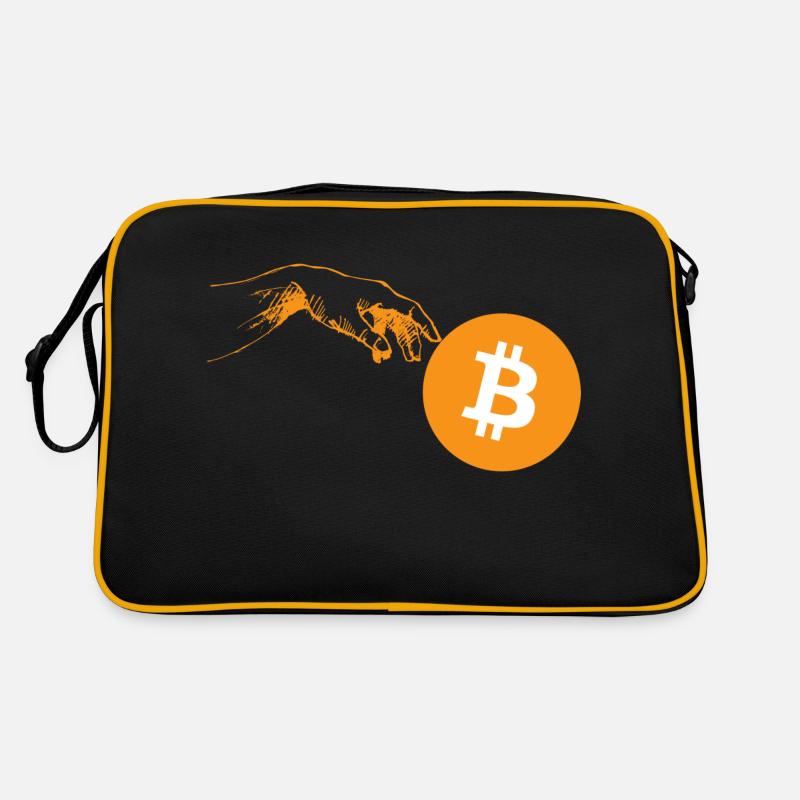 Krypto Creation Hand 3 Bitcoin Retro Tasche