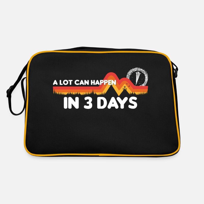 Beaucoup de choses peuvent se passer en 3 jours de croix du jour de Pâques Sac Retro
