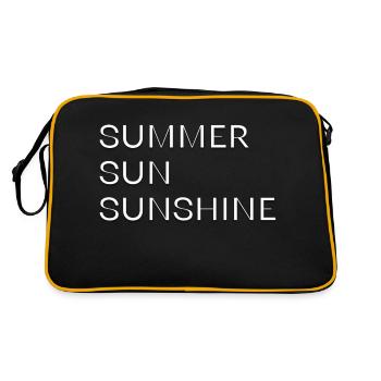 Soleil d’été Soleil Sommer Sonne Sonnenschein - Sac Retro - noir/or - Dos