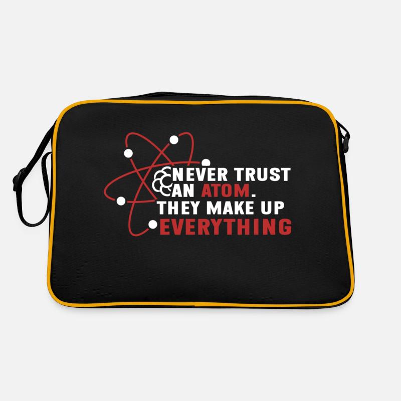 Traue Niemals Einem Atom - Sie Erfinden Alles Retro Tasche