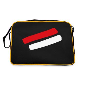 Salzbourg / Vienne / Vorarlberg - Style Stripes - Sac Retro - noir/or - Dos