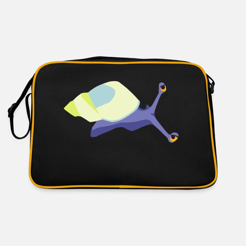 Snail violet Retro Bag