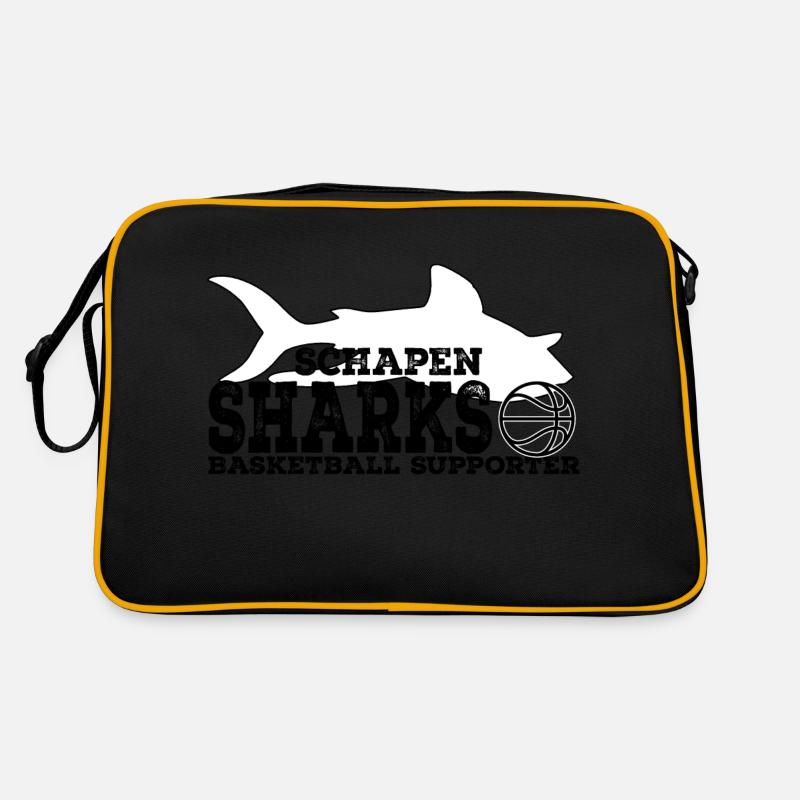 Sharks Supporter WHITE Rust Retro Bag