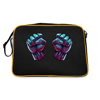 Faust Bande dessinée 2 - Sac Retro - noir/or - Dos