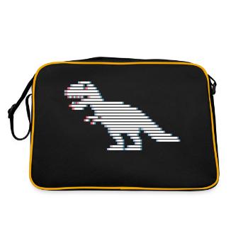 Dinosaures dinosaures dinosaures t-rex - Sac Retro - noir/or - Dos