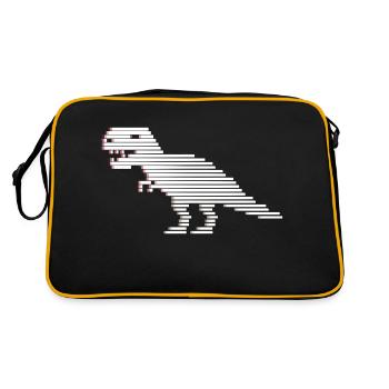 Dinosaures dinosaures dinosaures t-rex - Sac Retro - noir/or - Dos