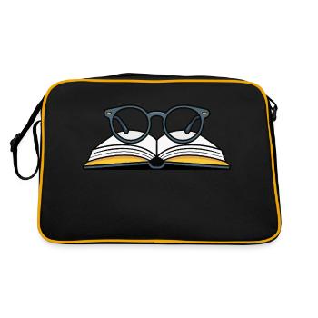 LUNETTES - Sac Retro - noir/or - Dos