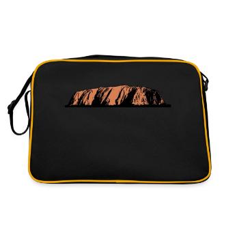 Ayers Rock - Australia - Sac Retro - noir/or - Dos