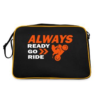 ready go ride - Retro Bag - black/gold - Back