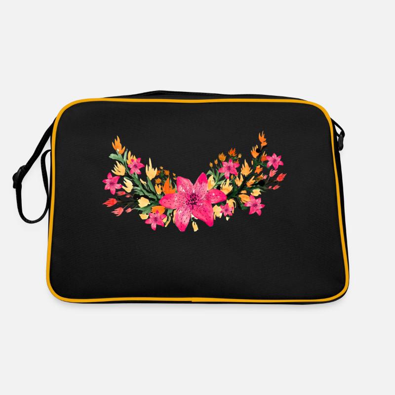 Blume Retro Tasche