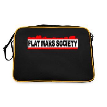 SOCIÉTÉ FLAT MARS - Sac Retro - noir/or - Dos
