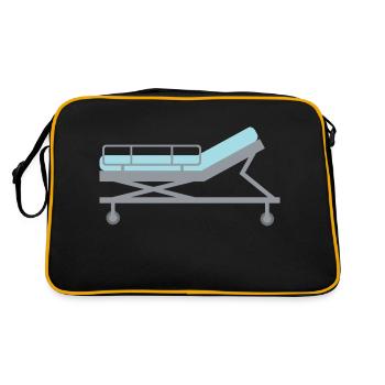 Hospital bed - Retro Bag - black/gold - Back