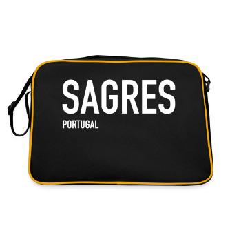 SAGRES - PORTUGAL - Sac Retro - noir/or - Dos