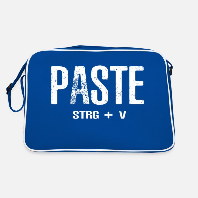 Paste STRG+V Retro Tasche
