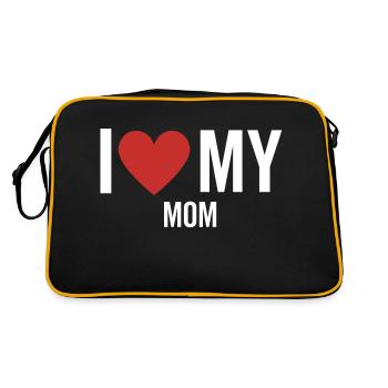 J’aime ma mère - Sac Retro - noir/or - Dos