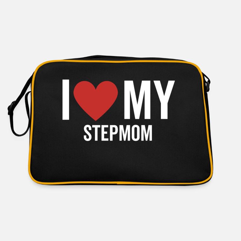 Ich liebe meine Stiefmutter Retro Tasche