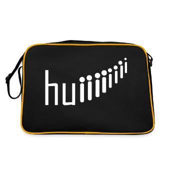 Rollercoaster Achterbahn - Retro Tasche - Schwarz/Gold - Hinten