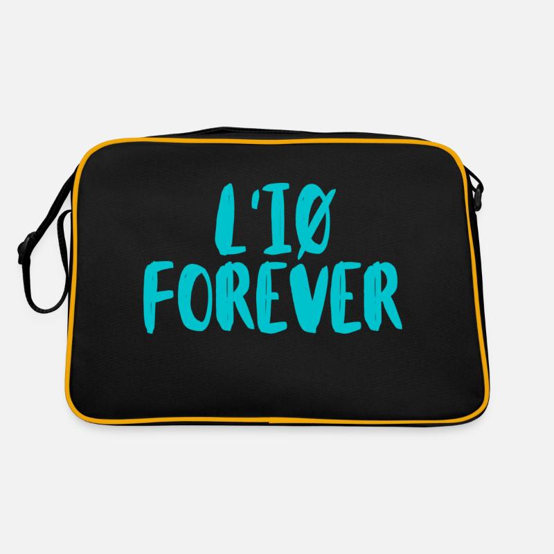 IØ, série Ile d'Oléron - Sac Retro - noir/or