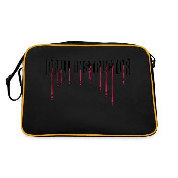 Instructeur de forage sanguin - Sac Retro - noir/or - Dos