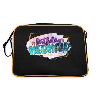 Ocean Sublimation - Retro Bag - black/gold - Back