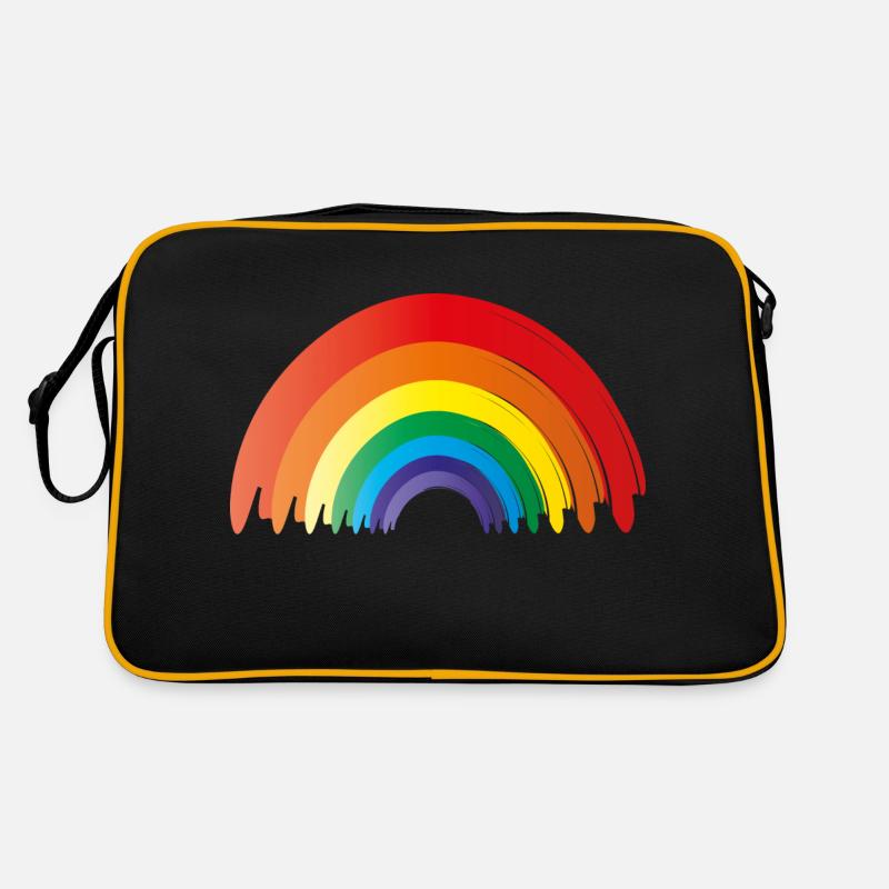regenbogen - pride Retro Tasche