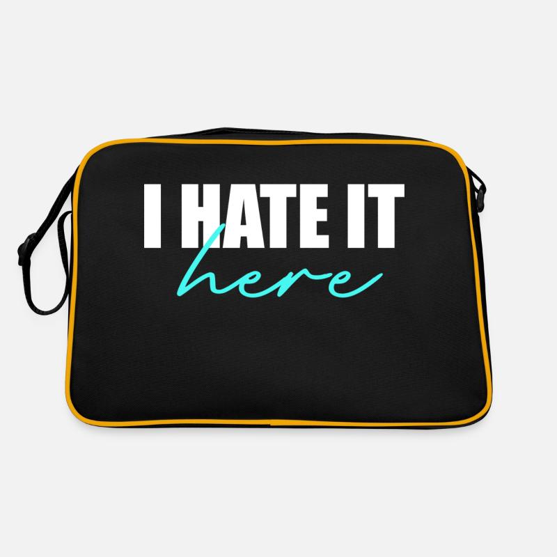 Je déteste ça ici Sac Retro
