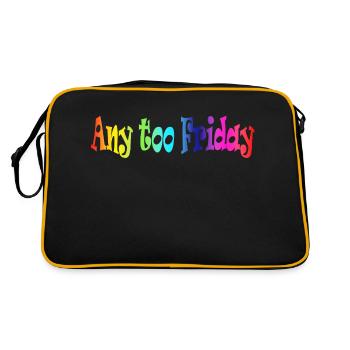 any too friday - Retro Bag - black/gold - Back