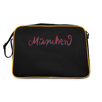 Munich - Retro Bag - black/gold - Back