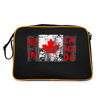 Fabriqué au Canada - Sac Retro - noir/or - Dos