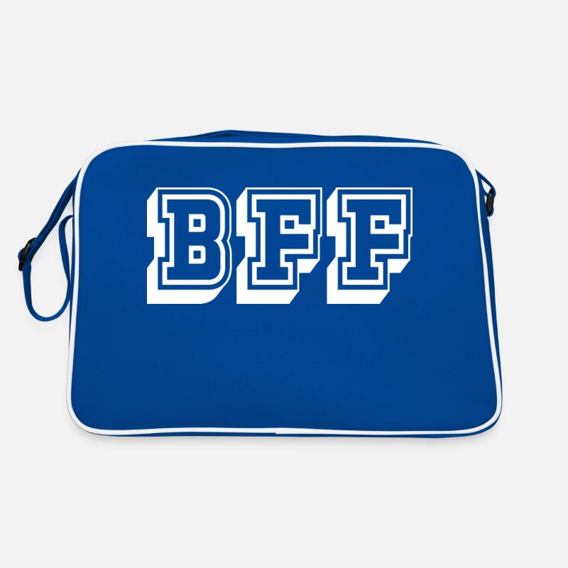BFF Tshirt blanc Sac Retro